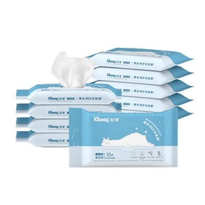 <span class=keywords><strong>Kleenex</strong></span> <span class=keywords><strong>papier</strong></span> hygiénique humide mains et visage lingettes douces 100% bois vierge pâte de bambou <span class=keywords><strong>papier</strong></span> pour le visage 10 pièces lingettes d'eau - Product Image 1