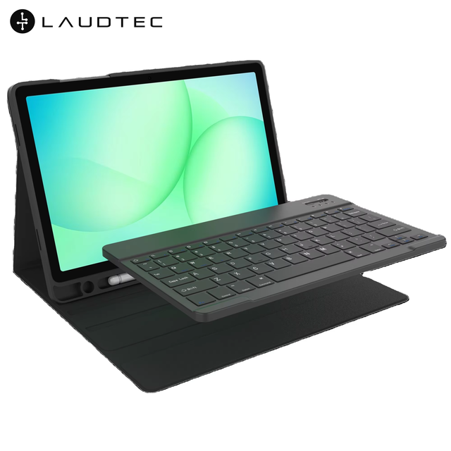 For Samsung Tab A11+ (2025) Mechanical Wireless Keyboard Case Detachable 6-Row Ultra Slim TPU Protective Pen Holder