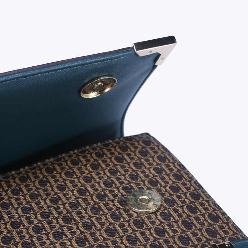 crocodile skin leather bag