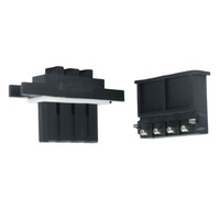 Conectores Eléctricos Automotrices JDS-04g de 4 Pines, Contacto de Alimentación de 125A, Longitud Personalizada, Carcasa de PC para PCB, Corriente Nominal de 45A