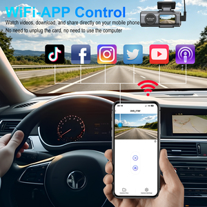 <span class=keywords><strong>Mini</strong></span> Cámara para Auto <span class=keywords><strong>DVR</strong></span> 4K, Doble Cámara 4K con Wifi y GPS, Lente Dual Delantera y Trasera, Caja Negra para Auto, Dashcam 4K - Product Image 5