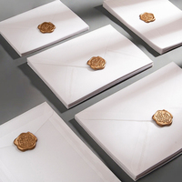 2025 Offre Spéciale enveloppes portefeuille en papier Kraft personnalisées de haute qualité à bas prix impression couleur de Logo personnalisé pour lettre Document