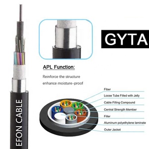 GYTA Câble blindé à tubes multiples en aluminium GYTS 6 12 24 48 conducteurs G655C <span class=keywords><strong>UG</strong></span> Câble blindé à fibre optique Usine en Chine - Product Image 6