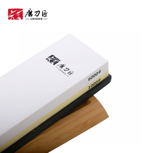 Afilador de Base de bambú antideslizante, Kit de piedra de afilado de grano 1000/6000, guía angular, piedra de aplanamiento, relleno de agua - Product Image 3
