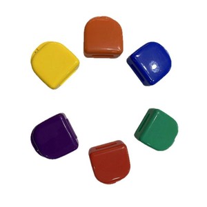Estuche de Almacenamiento para Retenedores Dentales Colorido, Guía de Tamaños de Ortodoncia, Estuche Portátil para Dentaduras Postizas para Uso Doméstico y Comercial - Product Image 4