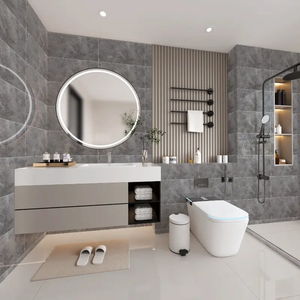 Panel de Baño Autoadhesivo Fácil de Instalar, Adhesivo de Espuma <span class=keywords><strong>para</strong></span> Azulejos, Vinilo Decorativo <span class=keywords><strong>para</strong></span> Pared de Baño - Product Image 6