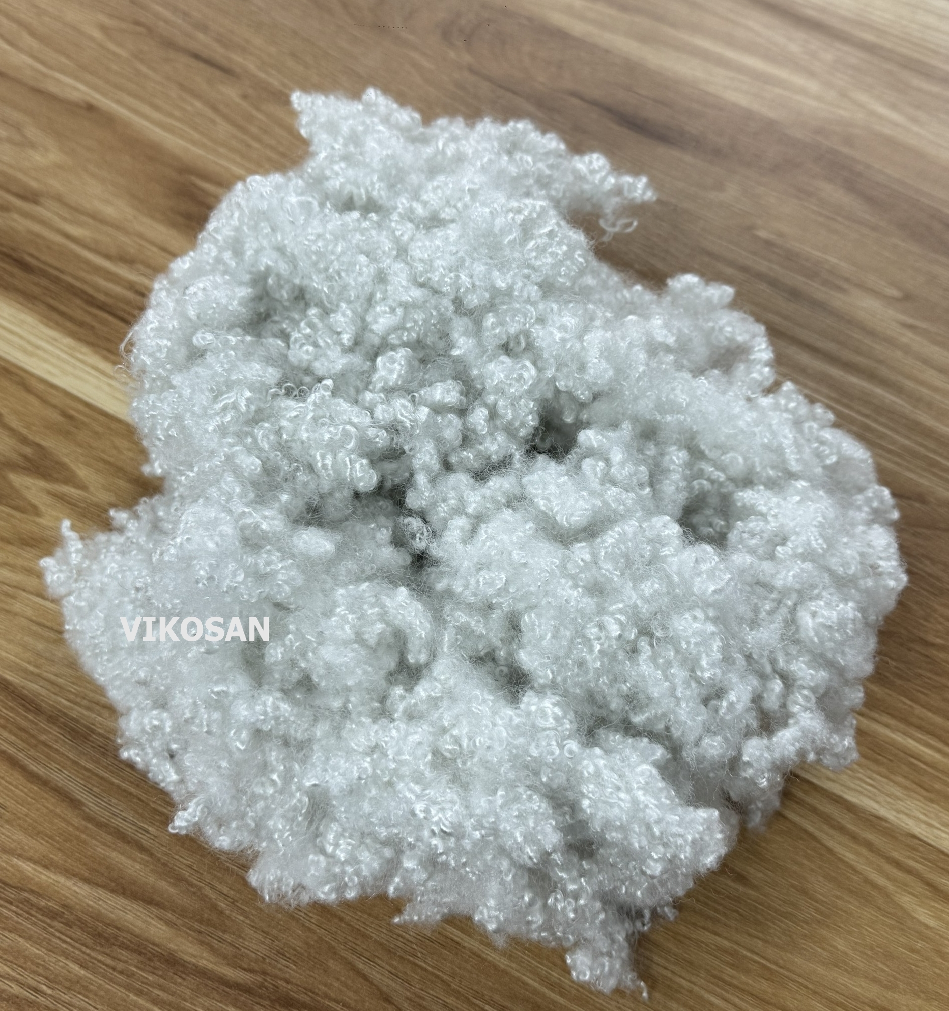 Hot Sale Manufacturer HCS 32mm Conjugated Polyester Staple Fiber Recycled Grade 7D HCS High Quality Certified by GRS