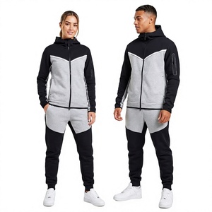 Survêtement unisexe personnalisé, tenue de sport pour la course et l'entraînement, vêtements décontractés d'hiver, jogging OEM 100% coton respirant et écologique, le meilleur - Product Image 1