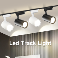 Iluminación Comercial Moderna para Interiores, Riel de Luz Ajustable, Riel de Luz LED COB, Riel de Luz Lineal LED/Foco LED/Luces de Riel