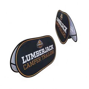 ป้ายโฆษณาแบบพกพาคุณภาพสูงทรงเอเฟรม พิมพ์สองด้าน สำหรับงานอีเว้นท์ ป้ายป๊อปอัพดิจิทัลสำหรับใช้งานกลางแจ้ง พับเก็บได้ เหมาะสำหรับแจกในงานแสดงสินค้า - Product Image 2