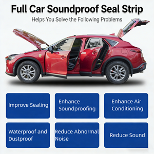 أشرطة مطاطية لاصقة ذاتية مخصصة لأبواب ونوافذ السيارات، لاصق عالي القوة، عازل للغبار ومقاوم للعوامل الجوية، حسب الرسومات والعينات - Product Image 2