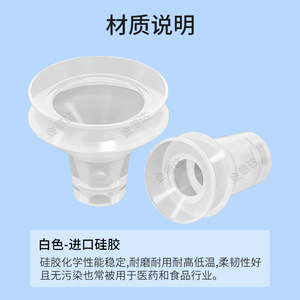 Ventosa de silicona de grado alimenticio para preformas de botellas, apta para vacío, para pan, botellas de cosméticos y pasteles, para uso con brazo robótico - Product Image 2