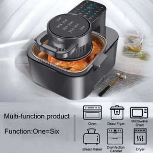 Freidora de Aire con Pantalla Táctil LED y Tapa Abatible de 8L, Horno sin Aceite de 1350W con Cesta Antiadherente, Horno de Aire Caliente con Especificaciones de Horno - Product Image 2