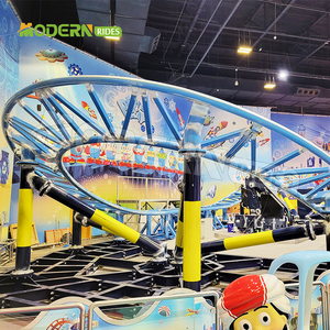 Parque de atracciones interior y exterior, montaña rusa para niños, juegos de feria de diversiones. - Product Image 6