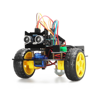 Kit de Coche Inteligente WiFi Tscinbuny 2WD ESP8266, Robot de Codificación para Estudiantes, Robot Educativo STEM con Evitación de Obstáculos para Arduino