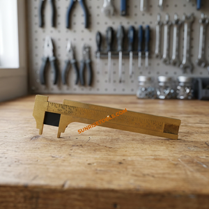 SUNTOOLS/STIPL Modelo 377A Medidor de Profundidad de Madera de Latón de 4 Pulgadas, Herramienta de Medición Cónica Tipo Baguette, Escala Precisa para Joyería - Product Image 4