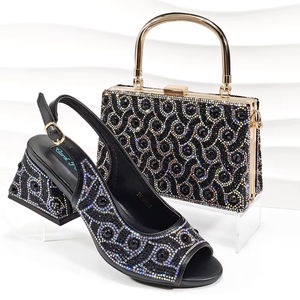 Conjuntos de Zapatos y Bolsos Italianos a Juego para Mujer, Conjunto de Bolsos para Fiesta Africana, Zapatos y Bolsos a Juego - Product Image 2