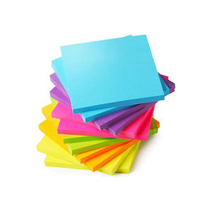 Super Adhesive Favorite Sticky Notes Custom Logo Memo <b>Pads</b> Great Value Pack - Product Image 1