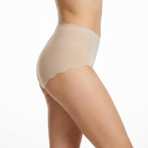 <span class=keywords><strong>Slip</strong></span> <span class=keywords><strong>Invisibili</strong></span> a Vita Media Senza Cuciture in Maglia Solida per Uso Quotidiano Femminile, Vendita all'Ingrosso Personalizzata - Product Image 5