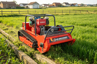 Débroussailleuse robotisée diesel 195-120S pour l'élimination des mauvaises herbes, 1,2 m, pour ferme, pente, jardin, entrée, diverses applications