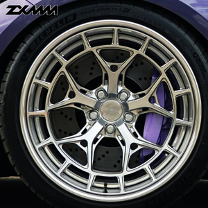 Jantes forgées Zxmm 2 pièces 5x130 5x127 5x114.3 5x120 18 19 20 22 24 pouces polies pour voitures particulières Benz <span class=keywords><strong>BMW</strong></span> Audi - Product Image 2