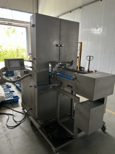 New Innovative 4 Blades Automatic <b>Bone</b> <b>Saw</b> Motor Pump Cut 5 Equal Meat Blocks SUS304 Waterproof Commercial High Output Labor - Product Image 3