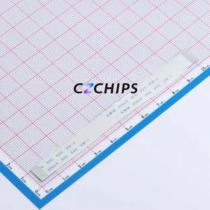 BX-FFC0.5-T-10048-17P FFC Cable (Flexible Flat Cable) P=0.5mm Connector 17P 0.5mm Non-Inverting 10cm - Product Image 1