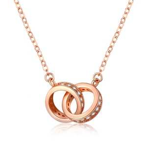 <span class=keywords><strong>Collier</strong></span> en argent sterling 999 avec zirconiums cubiques pour femmes, vente en gros 2026 - Product Image 4