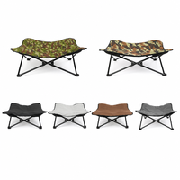 Lit pour animaux de compagnie pliable et imperméable en forme de papillon, respirant et surélevé, pour petits et moyens chiens et chats, idéal pour patio, portable, en carton, modèle 2026