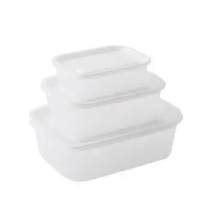 Оптовая продажа одноразовая пластиковая упаковка прозрачная блистерная коробка раскладушка контейнер для пищевых продуктов одноразовая пластиковая коробка для пищевых продуктов