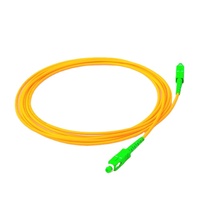 Cordon de raccordement à fibres optiques Simplex G652D/G657A SC APC à SC APC 2mm 3mm PVC/LSZH de haute qualité