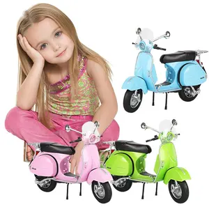 Custom 1/10 Motorcycle Model With Light Sound Slide Motorcycle Scale Model Toys For Children Adults