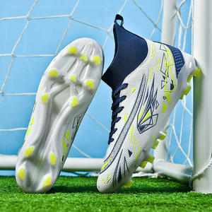 Bottes de football de haute qualité chaussures de football pour hommes chaussures de football anti-entraînement chaussures de football en plein air chaussures à crampons à cheville haute - Product Image 2