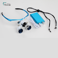 Lampe frontale LED portable, loupes chirurgicales dentaires 3,5X, loupe dentaire, lampe d'examen LED