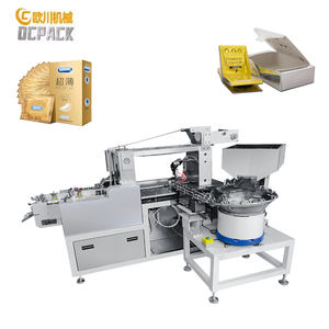 Chinesischer Lieferant Fabrikpreis Einzelne Ultradünne Kondom-Verpackungsmaschine, 60*55mm Latex-Kondom-Verpackungsmaschine, Servo-Gesteuert - Product Image 1