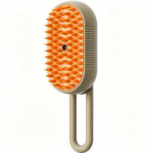 Rechargeable 3 In 1 Vapor <b>Pet</b> Detangling Comb A Gentle Spraying Massage Brush With Comfort Handle For Canine And Feline Coats - Product Image 2