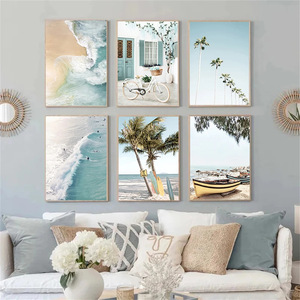 <span class=keywords><strong>Peinture</strong></span> sur toile de paysage marin nordique, art mural côtier, impression de <span class=keywords><strong>surf</strong></span>, vagues océaniques, paysage naturel, <span class=keywords><strong>peinture</strong></span> murale pour la décoration du salon - Product Image 6