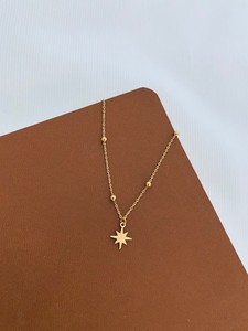방수 14K 18K 금도금 패션 체인 펜던트 참 여성용 스테인리스 스틸 목걸이 - Product Image 2