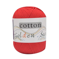 Hot Sale 100% Pure Cotton Yarn Dyed Spun Yarn for Hand Knitting Baby Sweaters and Clothes