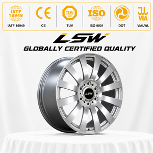 ล้อฟอร์จ LS8192 ขนาด 5x120 18 19 20 นิ้ว ดีไซน์ใหม่มาแรง กำลังเป็นที่นิยม สีเงินขัดเงา สำหรับ BMW Mercedes Audi - Product Image 3