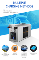 ADF desain populer sistem tenaga surya Stackable Lifepo4 51.2V 72V penyimpanan energi baterai penggunaan rumah 5kW 10kWh baterai Lithium agv