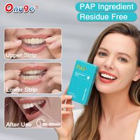 Tiras Blanqueadoras Dentales Onugesmile Naturales Sin Sensibilidad, Blanqueamiento Seguro con PAP, Tiras Blanqueadoras Dentales