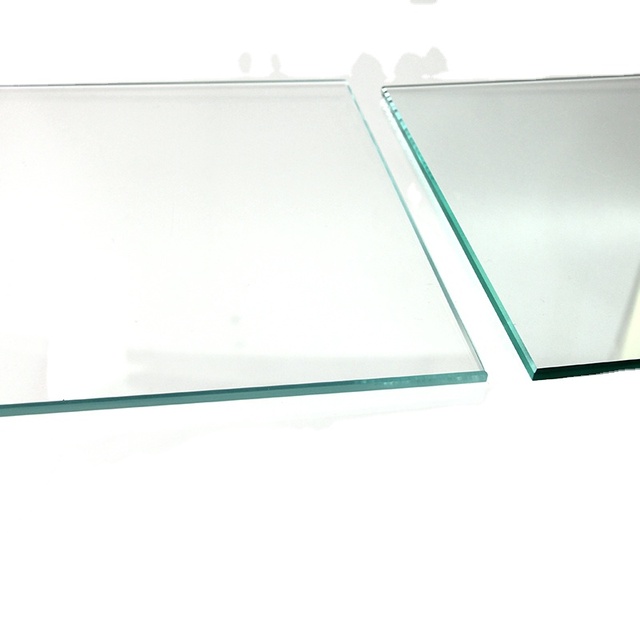 Wholesale Customized Industrial Decoration Solid Super White Transparent Flat Glass Sheet Ultra Clear Float Low Iron Tempered