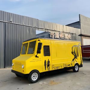 Vintage Tarzı Fast Food Elektrikli Mobil Mutfak Kamyoneti, Tam Donanımlı Mutfak, Dondurma ve Kahve Arabası - Product Image 1