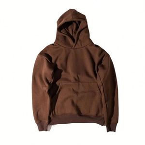 Fabrication en gros de sweats à capuche personnalisés de haute qualité, à manches longues, en coton, pour l'hiver, style streetwear, avec logo imprimé, en molleton ou en tissu français, pour hommes - Product Image 1