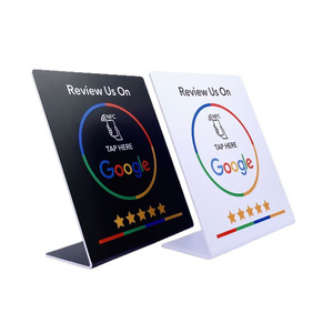 Etiqueta NFC de PVC sensible al tacto para mesa, con tecnología de tarjeta inteligente Yunqiao, NTAG215, para reseñas de Google. - Product Image 3