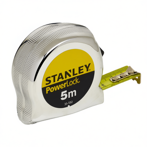 Cinta métrica Stanley PowerLock de 5 m con carcasa metálica y bloqueo de cuchilla para mediciones de precisión - Product Image 2