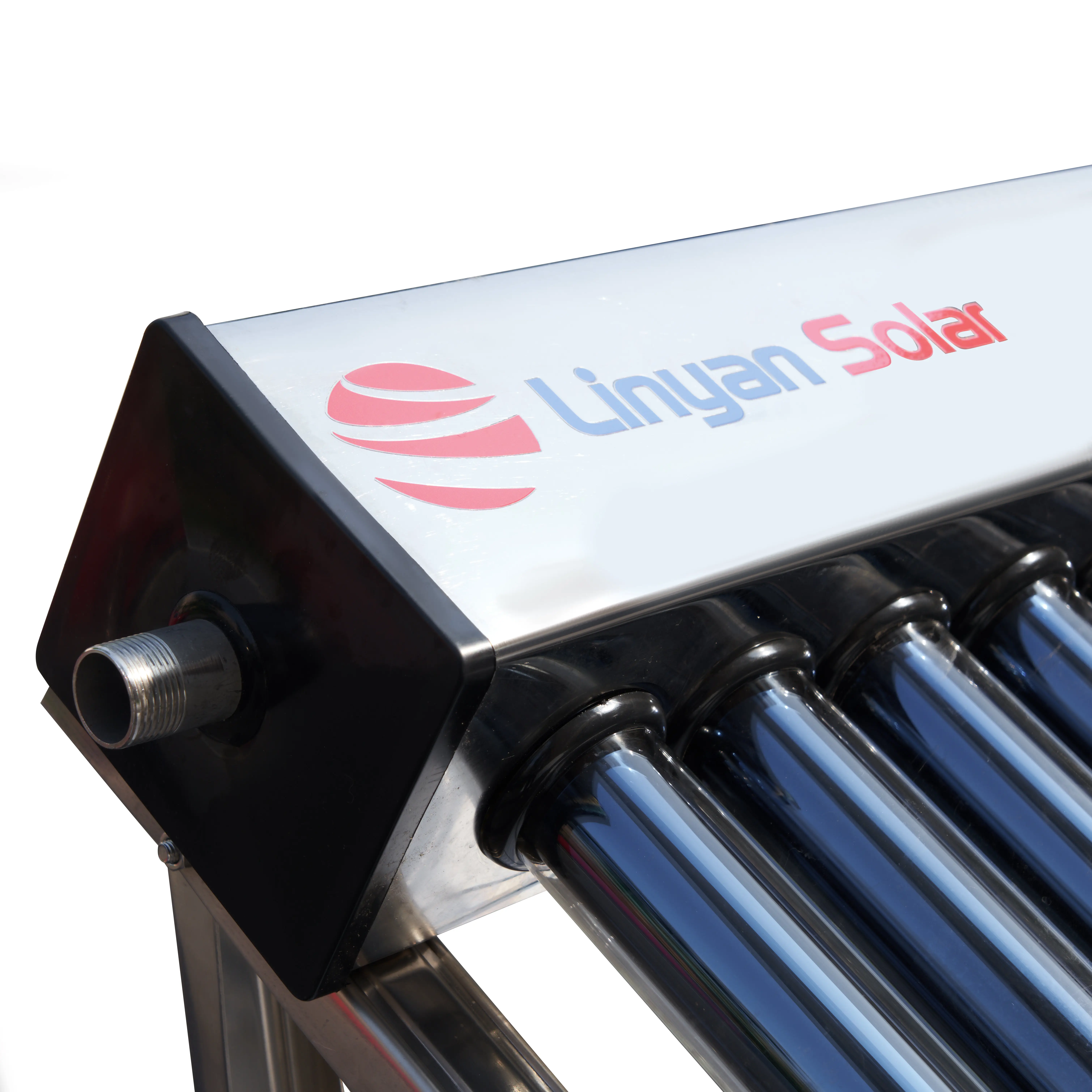LINYAN Heat Pipe Solarkollektor Hohe Qualität mit Edelstahl reflektor für geteilten Solar warmwasser bereiter