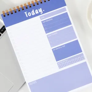 Spiral Bound A5 To-Do-Listen planer Dateless Weekly Planner Notebook