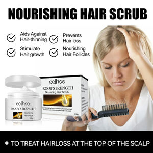 EELHOE Gommage nourrissant pour le contrôle des cheveux solides et denses Shampooing rafraîchissant anti-pelliculaire moelleux pour le cuir chevelu. - Product Image 2